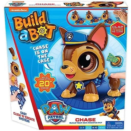 Goliath Build-A-Bot: Paw Patrol Chase, Bausatz für Kinder ab 3 Jahren, MINT Educational Konstruktion Spielzeug