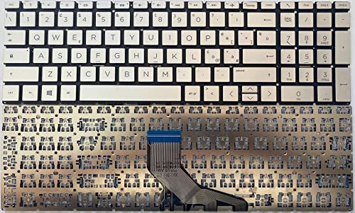 INFOELETTRONICA LO STORE DELLA CONVENIENZA E QUALITA' Tastiera Italiana per HP 250 G8 HP 470 G7 Silver