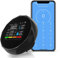 Mini CO2 Detector,Formaldehyde Detector,Portable 5-in-1 Indoor Air Quality Monitor with Temperature(℃/℉) Humidity HCHO TVOC with Bluetooth Connect with Phone for Wine Cellars, Homes,Office, School