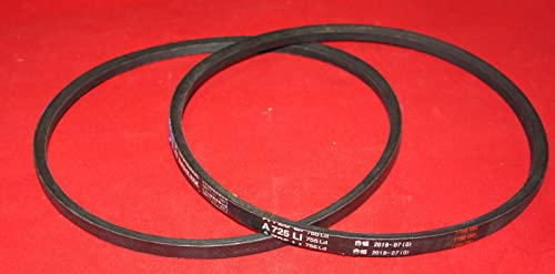 2X WOODSTER Riemen Keilriemen (A725li) für PC11 & PC13 Rüttelplatte