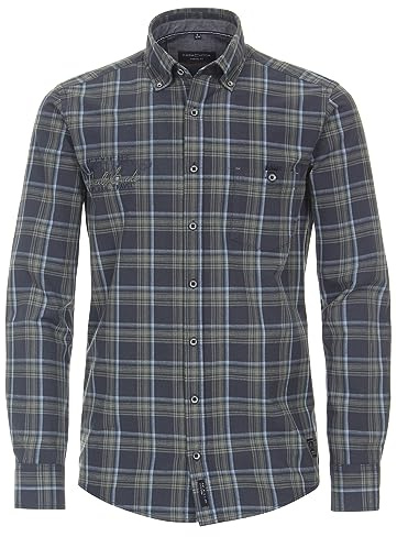 CASAMODA Freizeithemd Langarm kariert Casual Fit