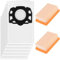 Wiseten Set di Accessori per Aspirapolvere Kärcher WD4 WD5 WD6 MV4 MV5 MV6 WD5P WD6P Premium Aspirapolvere, 6 Aacchetti per Aspirapolvere + 2 Filtri HEPA