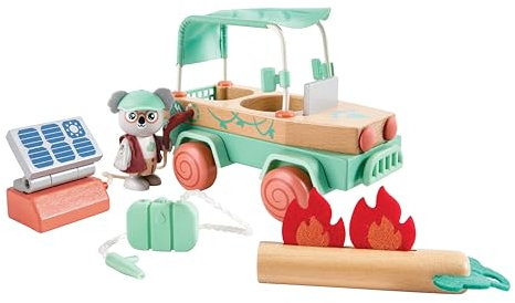 Hape Offroad-Solarauto, Spielset aus der Serie Green Planet Explorers