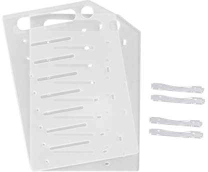 Veemoon 3.5 Inch Hard Drive Mounting Bracket 8 Layer Hard Drive Rack for Diy Storage Compatible Ssd and for Desktop Use