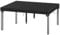 Kovshuiwe | Cobertor para mesa de jardín, 110 x 110 x 15 cm, juego de fundas para mesa de patio, para muebles de jardín, ajustables, exterior e interior, cubierta impermeable, tela Oxford 420D, negro