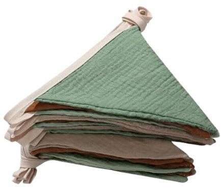 Dreieckiges Banner aus Baumwolle - 50 g bequeme dreieckige Flaggen | Wiederverwendbare Banner für den Kindergarten | Flaggen Girlande