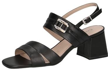 CAPRICE Damen 9-28301-44, Sandali con Tacco Donna, Black Nappa, 40 EU