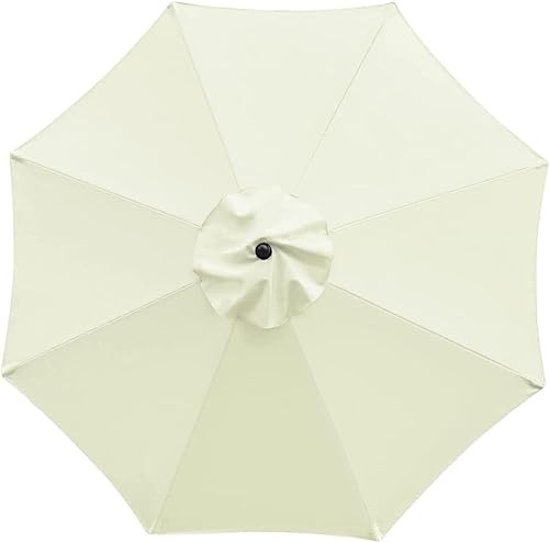 Misorat Sonnenschirm Ersatzbezug 3m 6/8 Streben, UV-Schutz Ampelschirm Bezug, Wasserdicht Schirmbezug Sonnenschirm Ersatzteile für Balkon, Garten, Pool und Strand
