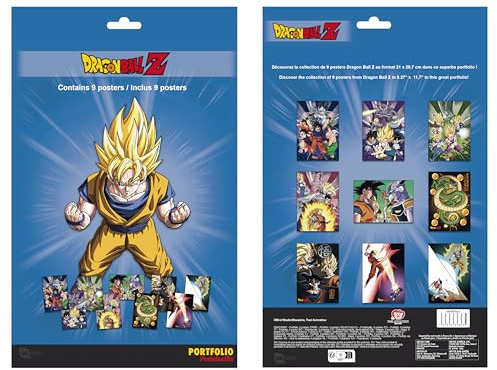 GB eye - Dragon Ball Portfolio 9 Poster DBZ/Gruppe (21 x 29,7 cm)