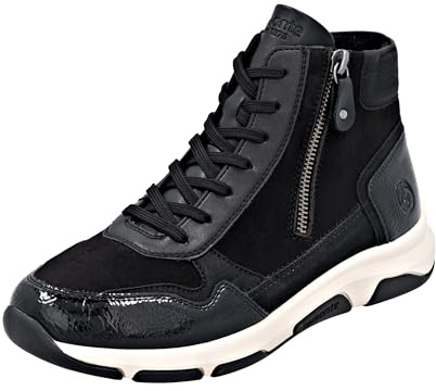 Remonte D1S70-02 Damen Schnürstiefelette Textil/Synthetik schwarz