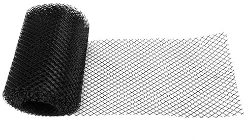 Dachrinnenschutzgitter-Rolle, robuster Kunststoff Leicht zu schneiden und zu montieren Laubschutz für Dachrinnen 8m Länge 18cm Breite Verhindert Verstopfung Dachrinnenschutznetz