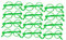 DIKACA 30 Stück Rundes Brillengestell Retro-brille Computerbrille Für Partygeschenke Runde Brille Rahmen Faltbar Gläser Lupe Teenager Jungs Green Plastik