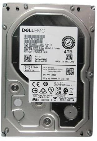Dell 4 TB HDD Sata 6 Gbit/s, 72 K RPM, 8,9 cm (3,5 Zoll)