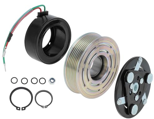 A ABSOPRO AC Compressor Clutch Kit for Honda Civic 2012-2014 | for CR-V 2007-2015, for Acura ILX RDX, TRSE09 Compressor, with Bearing, OE 38800RZYA010M2