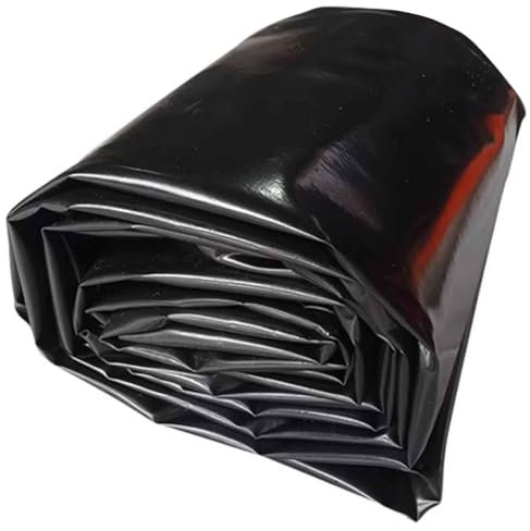 Generico Rivestimento in HDPE Rinforzato per laghetti con Carpe Koi e cascate, Membrana per Piscina da Giardino ad Alta Resistenza 4x8 m (13,1x26,2 Piedi), Rivestimento Preformato Durevole per fontan
