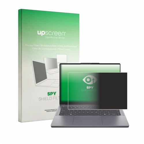 upscreen Blickschutzfilter für Lenovo IdeaPad Slim 3i Gen 11 14 Privacy Filter Sichtschutz-Folie [Blaulichtfilter, Anti-Reflex]