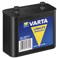 Battery 6Volt Blockbatterie - Varta(540) LongLife (Worklight) - Zinkchlorid 4 R 25-2 19000mAh Varta (540) 6V