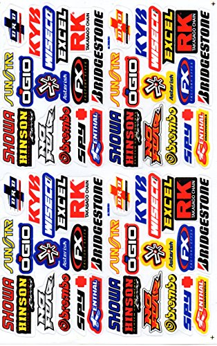 DD Sponsoren Sticker Aufkleber Folie 1 Blatt 270 mm x 180 mm wetterfest