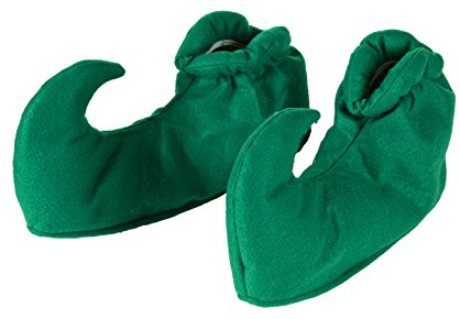 Panelize Weihnachtself Elf Hofnarr Joker Wichtel Zwerg Kasper Wichtelschuhe Überzieher