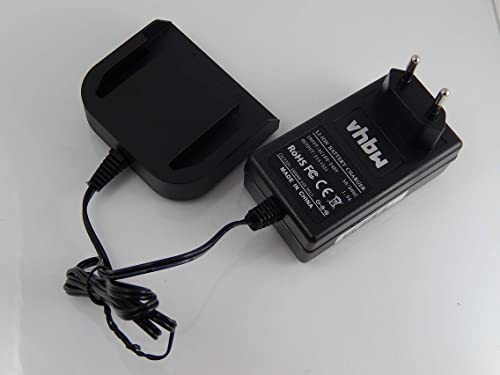 vhbw Chargeur Compatible avec AEG Bus 18, Bus 18 X, BSB 18 G, BSB 18 STX, BSB 18 LI, BST 18X, BSS 18C Batteries Li-ION d'outils, 18-21V
