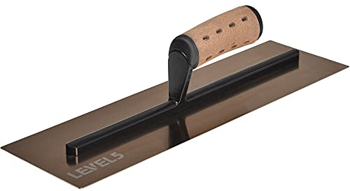 LEVEL5 16 Drywall Trowel | Triple-Hardened Stainless Steel, High-Impact Handle | Sheetrock Gyprock Wall-Board Plasterboard | 4-963