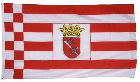 Flaggenfritze® Fahne Flagge Bremen 150 x 250 cm Premiumqualität