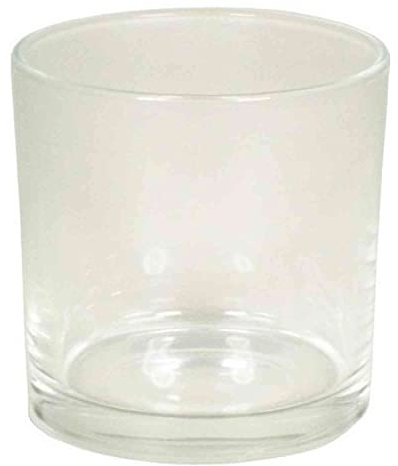 INNA-Glas Pflanztopf Brian, Zylinder - rund, klar, 10cm, Ø 10cm - Blumenkübel - Glas Blumentopf