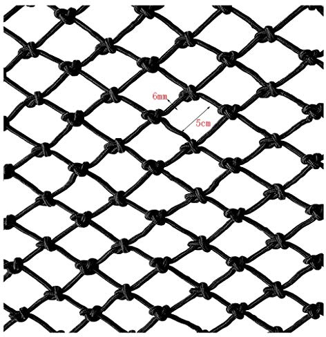 Balcón exterior y red de seguridad para escaleras, Balcón Escaleras Red anticaída, Red de seguridad for niños, Red de nylon negra Red de protección de red, Red de valla exterior Red de decoración de p