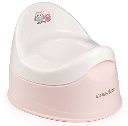 BABYLON Kinder Töpfchen Duet, Kinder Toiletten mit Herausnehmbarer Schüssel, Kinder Klo, Nachttopf für Kinder/WC Sitz Topf, Jungen/Mädchen Kindertöpfchen ab 1 Jahr, Baby Zubehör Rosa
