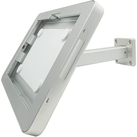 System-S Supporto da tavolo da parete con serratura a 90° per Microsoft Surface Pro 7 Pro 3 Pro 4 12.3 in grigio