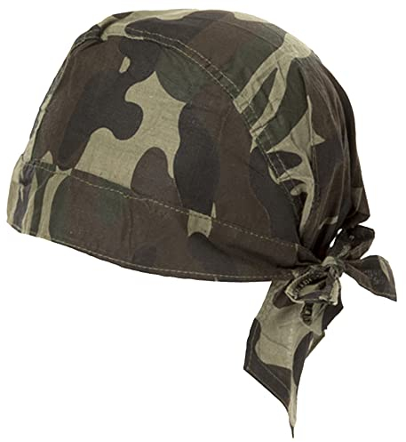 Bandana für Kinder, Meer, Baumwolle, leicht, vorgeformt, Sonnenschutz, Kinder, verstellbar, Einheitsgröße, Jahre, Schwimmbad, Mädchen, Haare, Monate, Sonnenhut, Camo, Einheitsgröße