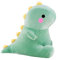 JUJUCAT Dinosaurier Kuscheltier Plüschtier, Dino Plüschtier Plüschsaurier, Dinosaurier Kuscheltier groß XXL Kissen Puppe für Erwachsene und Kinder Geschenke (Grün, 50 cm(2 0 Zoll))