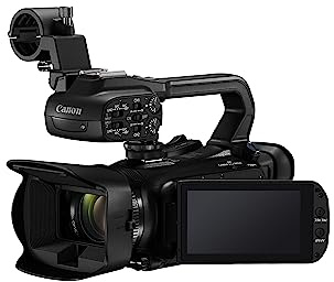 Canon XA65 Pro Camcorder 1/2.3 4K UHD CMOS Sensor, 20x Optical Zoom, 800x Digital Zoom, Image Stabilization, 3G-SDI, HDMI, USB Live Streaming, Time Stamp On-Screen Display Recording, XLR Audio Inputs