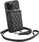 CUSTYPE für iPhone 12 Pro Max Hülle PU-Leder Handyhülle für iPhone 12 Pro Max mit Geldbörse Hülle für iPhone 12 Pro Max mit Band und Kartenfach, Handykette Hülle für iPhone 12 Pro Max Schwarz 6,7”