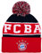 FC Bayern München | Bommelmütze| Strickmütze | Kinder | Mehrfarbig