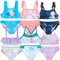 Disney Frozen 2 - Bambina - Costume da Bagno Bikini 2 Pezzi Mare Piscina - Prodotto Originale con Licenza Ufficiale [1876 Azzurro - 6 Anni]