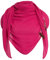 KNIT FACTORY - Lola Dreieckstuch - Fein Gestrickter Damen Schal - Tuch Schal - Für Frühling und Sommer - Baumwollmix - Fuchsia - 190x85 cm