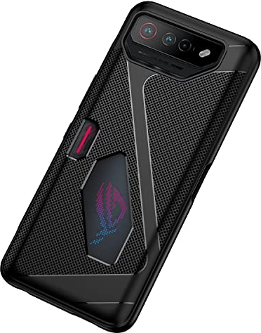 SEIAIYG Handyhülle für Asus ROG Phone 7 Hülle, Flexible TPU Stoßfest Bumper Silikonhülle Kratzfeste Schutzhülle passt für Asus ROG Phone 7 (Schwarz)