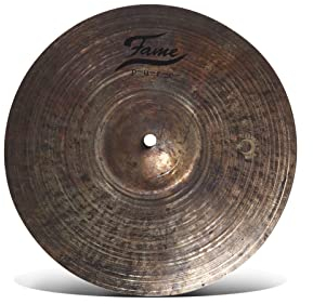 Fame Pure Cajon Splash 12, Extra Thin, Handmade B20 Bronze, Natural Finish, Geeignet für Cajon Drumsets, Dry, Dark, Earthy Sound