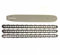 Nemura - Guide de 45cm + 3 Chaînes de tronçonneuse - 66 Entraineurs - Pas 3/8 - Jauge 0.63 (1.6mm)