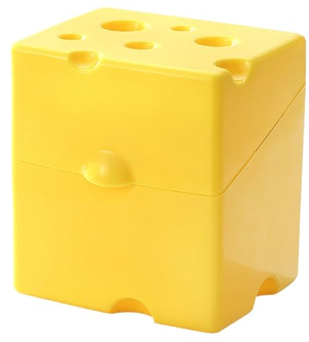 IMIKEYA Sliced Cheese Storage Container, Butter Block Cheese Slice Storage Box with Flip Lid Cheese Slice Holder Plastic Sliced Cheese Saver Keeper for Refrigerator Food