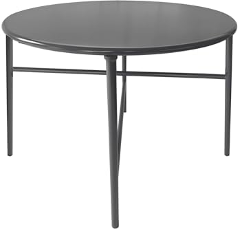 Kynast Metall Beistelltisch rund 50 cm anthrazit Metalltisch Garten Terrasse