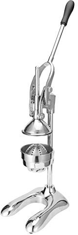 Manual Citrus Juicer Hand Press Fruits Orange Lemon Squeezer Home Commercial Juice Machine Grade Professional Fruit Metal Heavy Duty Lime Pomegranate (Cast Iron, Stainless Steel)