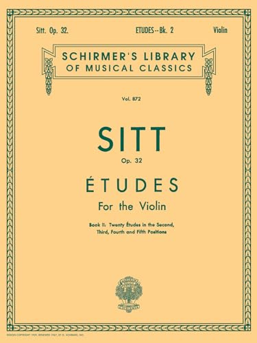 Etudes, Op. 32 - Book 2. Violine Solo.