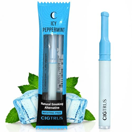 Cigtrus Smokeless Air Inhaler - Tobacco-Free, Nicotine-Free, & Non-Electric | Oral Fixation Relief Aid | Habit Replacing Breathing Stick | (Blue)