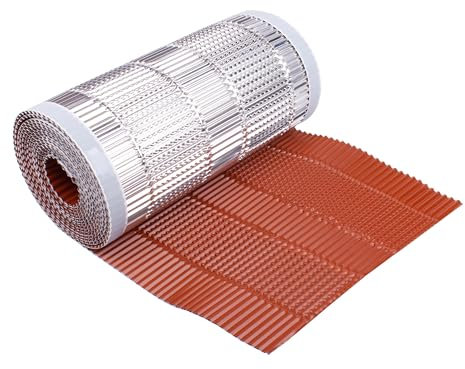 Decket Gratrolle Vental Respiro 400/15 für Dach, Dampfdurchlässig & UV-beständig, Firstband zur Abdichtung und Belüftung von First und Dachecken, Firstrolle aus Aluminium, Ziegelrot