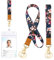 TuseRxln Umhängeband Schlüsselband Personalisiert Lanyard, 2 Stücke mit 4 Schlüsselbund, Ausweishalter mit Clip, Schlüsselband mit Karabiner für Lehrer, Krankenschwester, Doktor, Student.