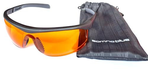 Somnoblue SB-1 Blaulichtschutzbrille – Schützt den Biorhythmus und die Gesundheit mit 360-Grad-Schutz.