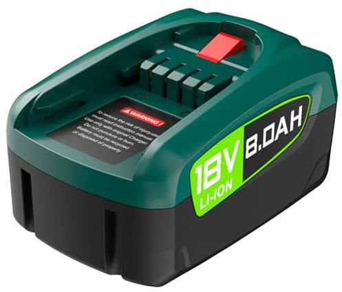 18V 8.0Ahh Ersatzakku für Bosch PBA Haus und Garten PBA18V akku Werkzeuge,für Gloria akku Kompatibel mit 18V PBA PSB PSR