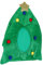 COLLBATH 1Pc Volle Gesicht Weihnachten Baum Hut Ornament Festliche Party Kopfschmuck für Weihnachten Feier